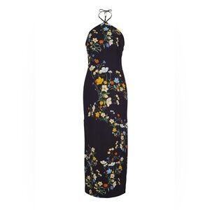 NWT Cara Cara Davis dress in black pressed flower